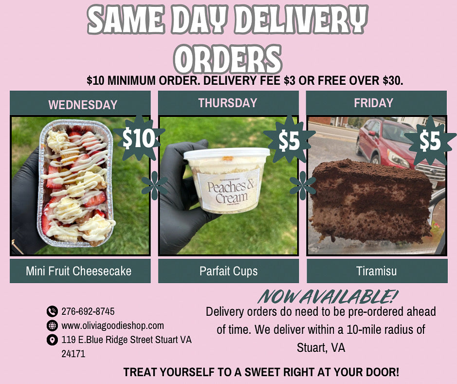 Same Day Delivery Orders