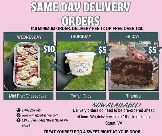 Same Day Delivery Orders